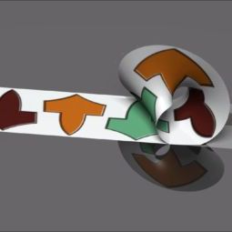 Stamping a frieze - the Moebius band